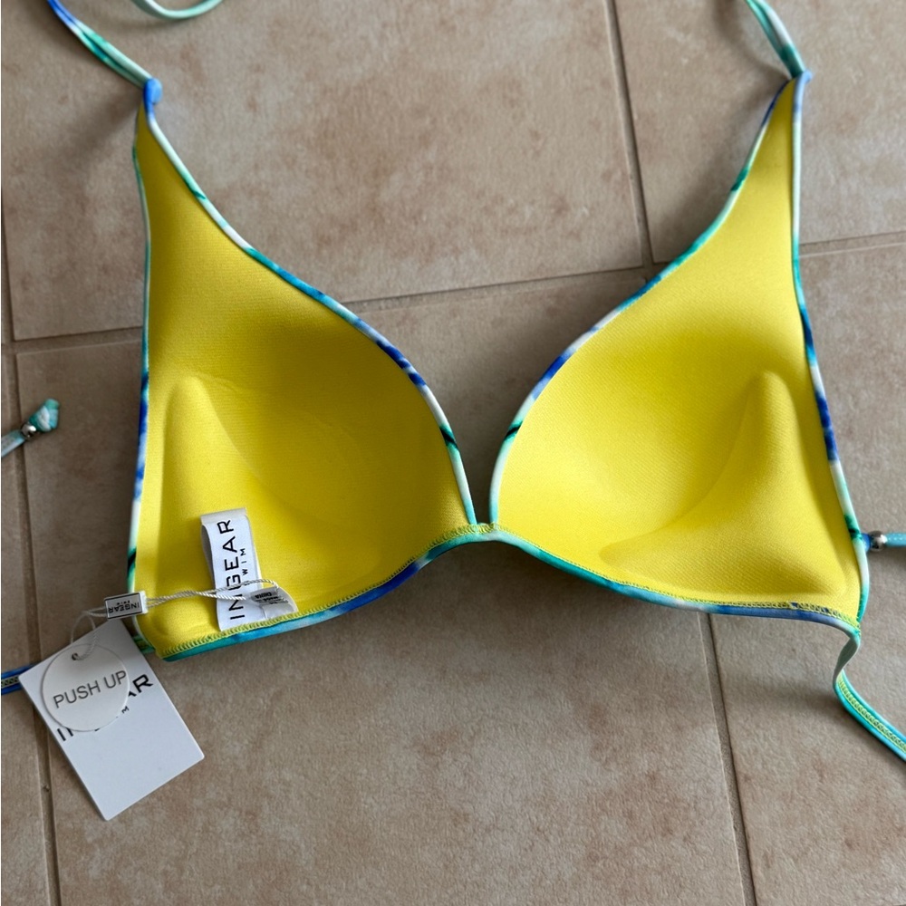 Ingear Tie-Dye Bikini Swimsuit Set with Push Up Bra- 2pc - Women's Medium Size M - Picture 3 of 5